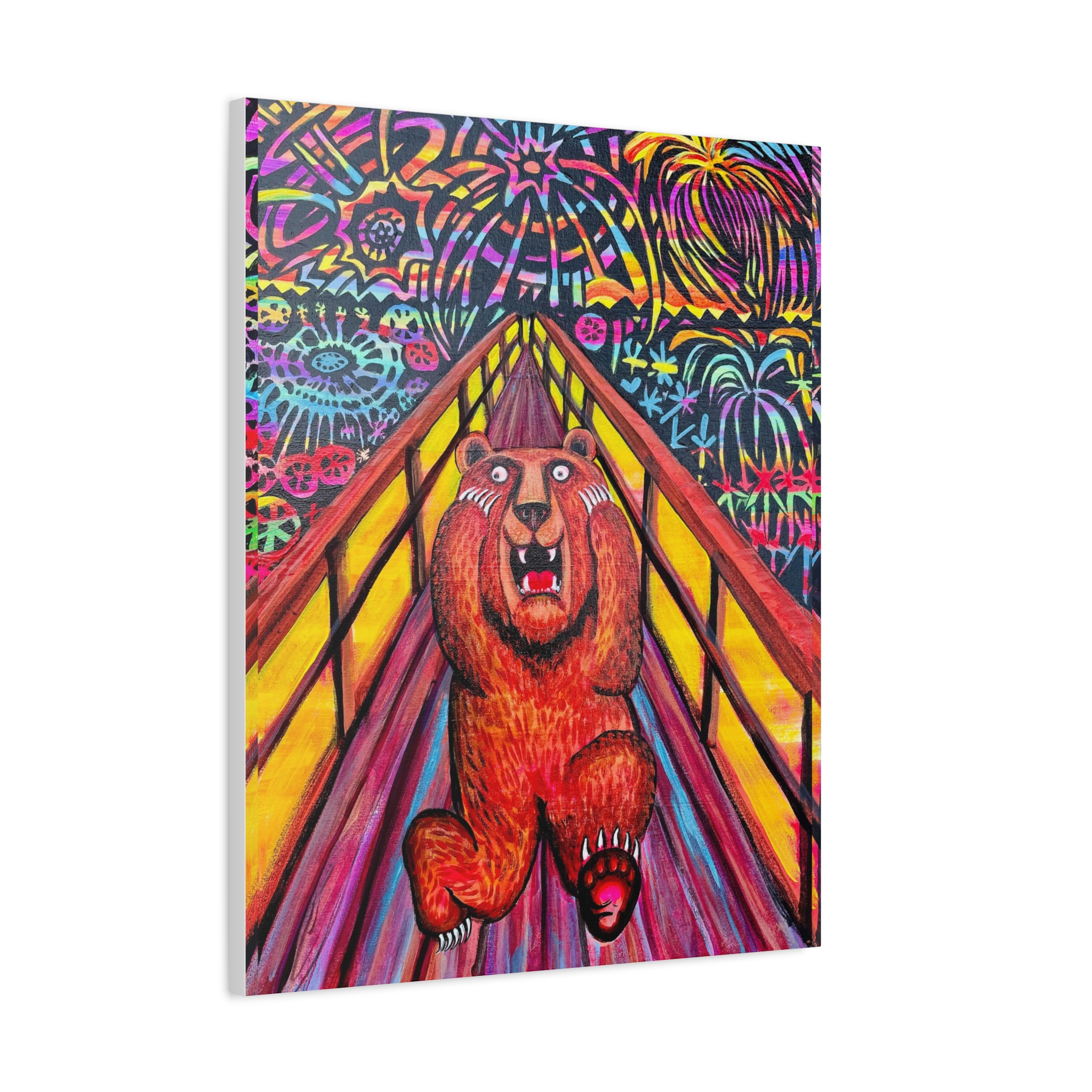 Bear Scream- Art Canvas - Image 10
