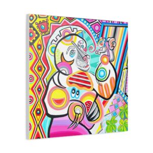 Bear reunites with his best friend Squirrel in the story SCared Bear Art & Inquiry by Tanya Lynn Coghill or 'Tee'.