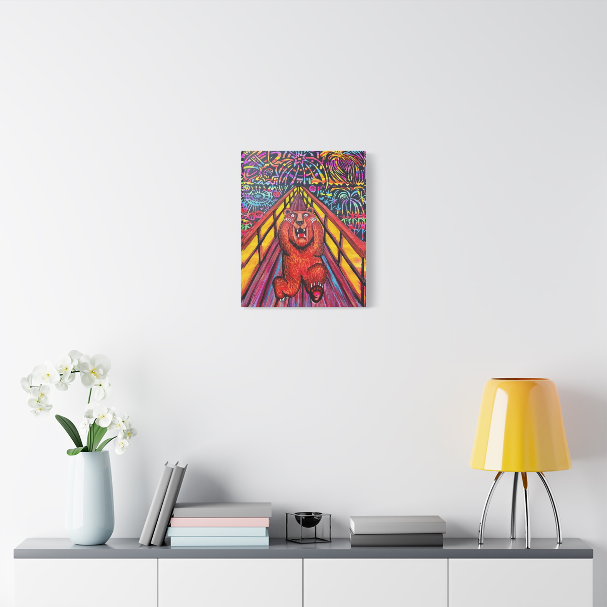 Bear Scream- Art Canvas - Image 7