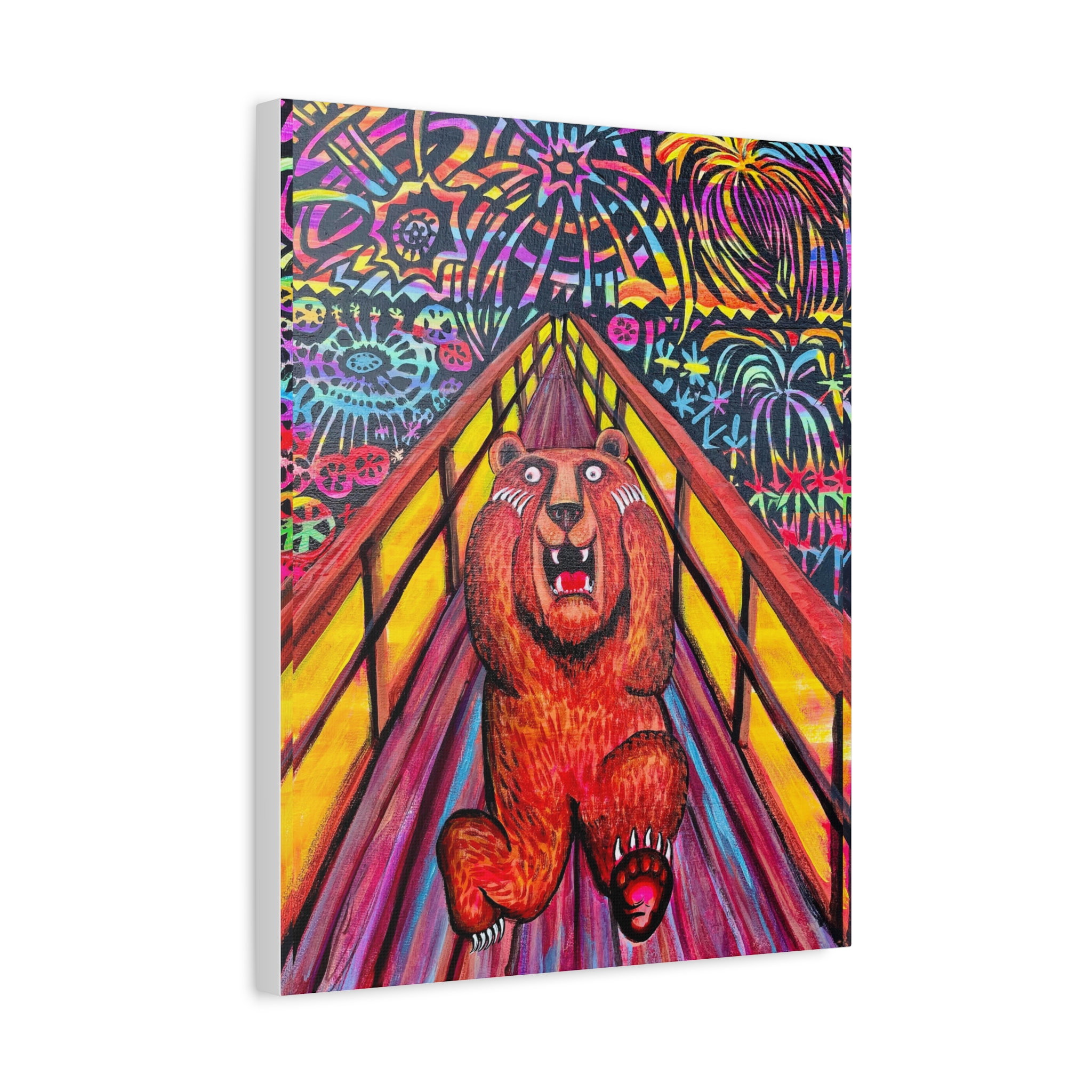 Bear Scream- Art Canvas - Image 6