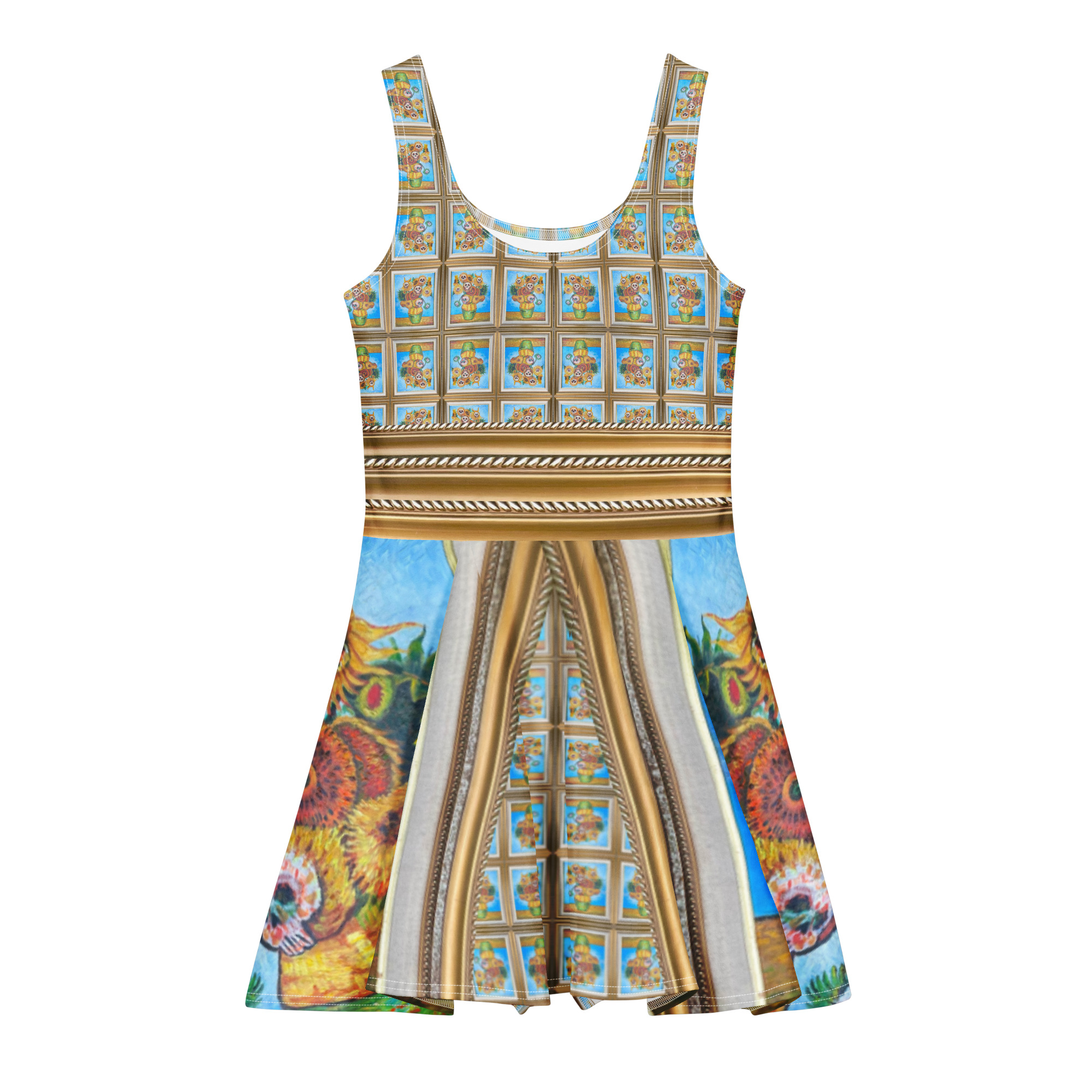 graphic skater dress Horror TV Skater Dress 3XL